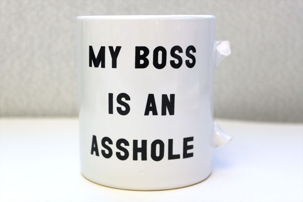 Boss asshole mugs